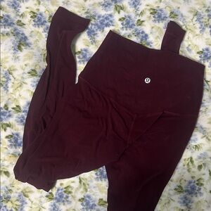 lululemon athletica Deep Burgundy Leggings